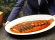 北海明珠2.5斤海参鳎目鱼烧肉成品图